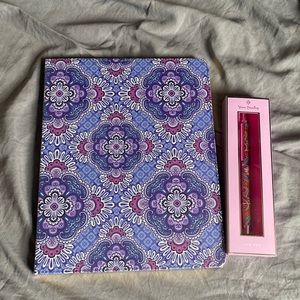 New Vera Bradley journal and pen